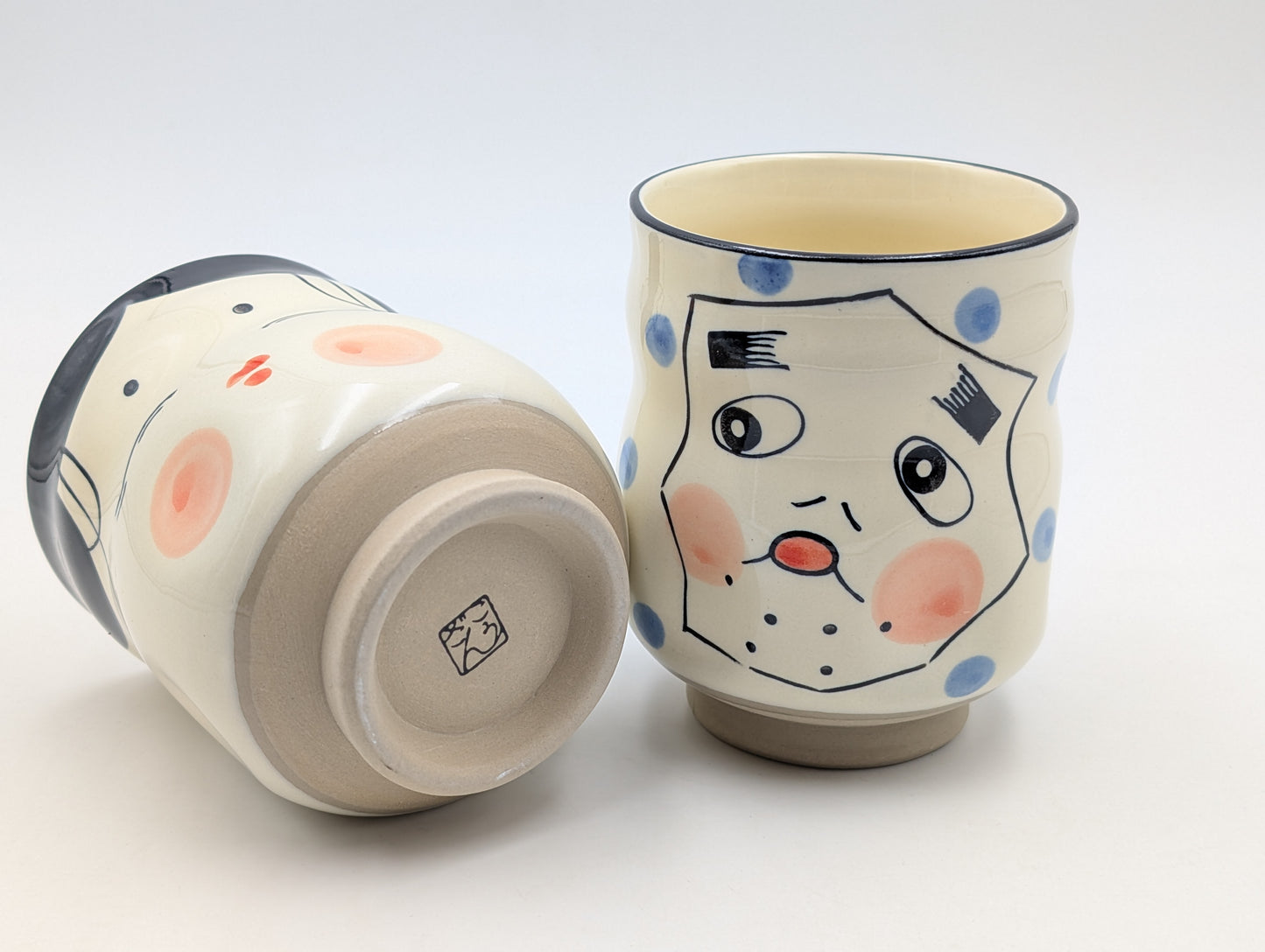 Set due tazze Okame e Hyottoko