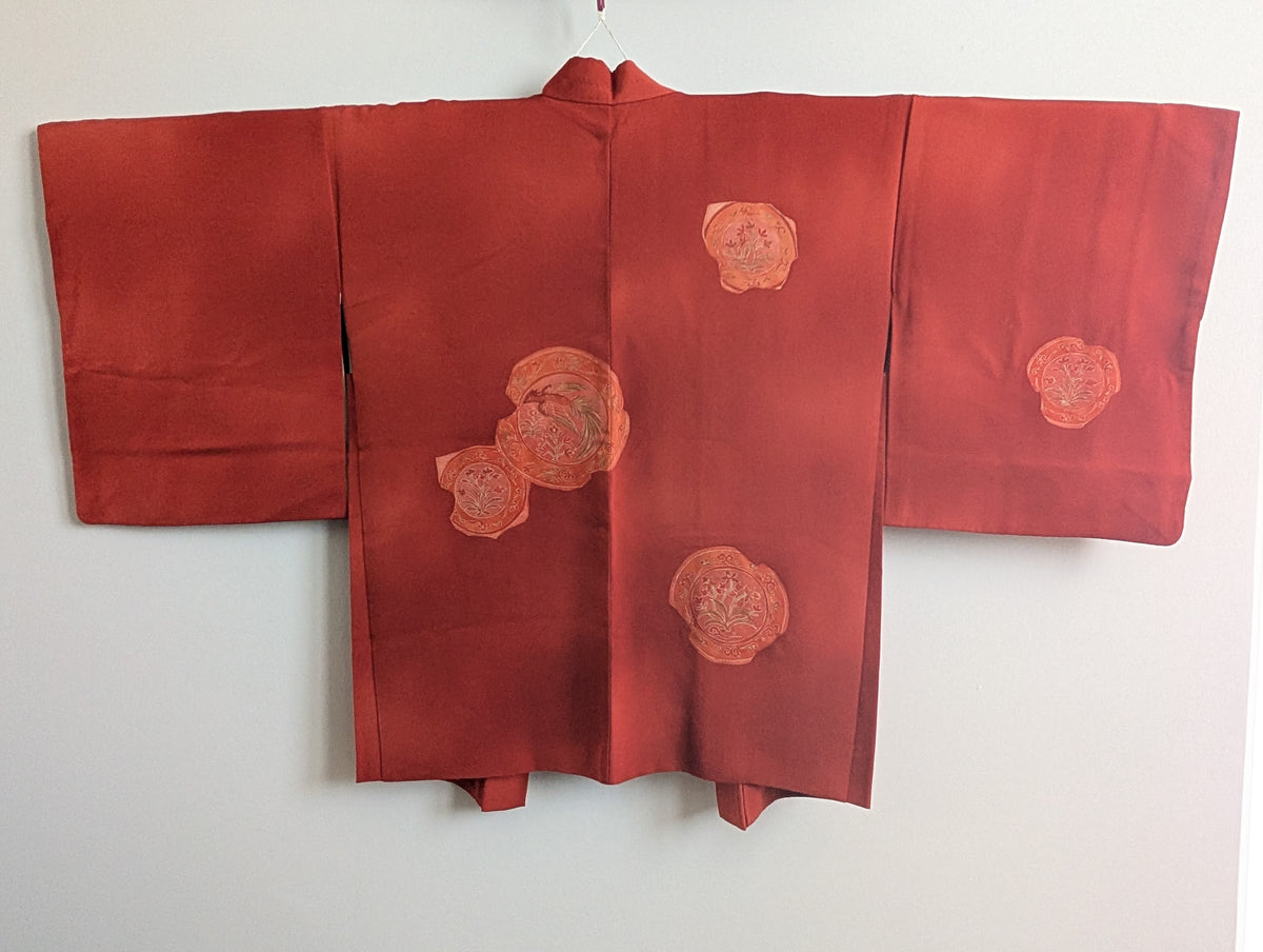 Haori rosso mattone