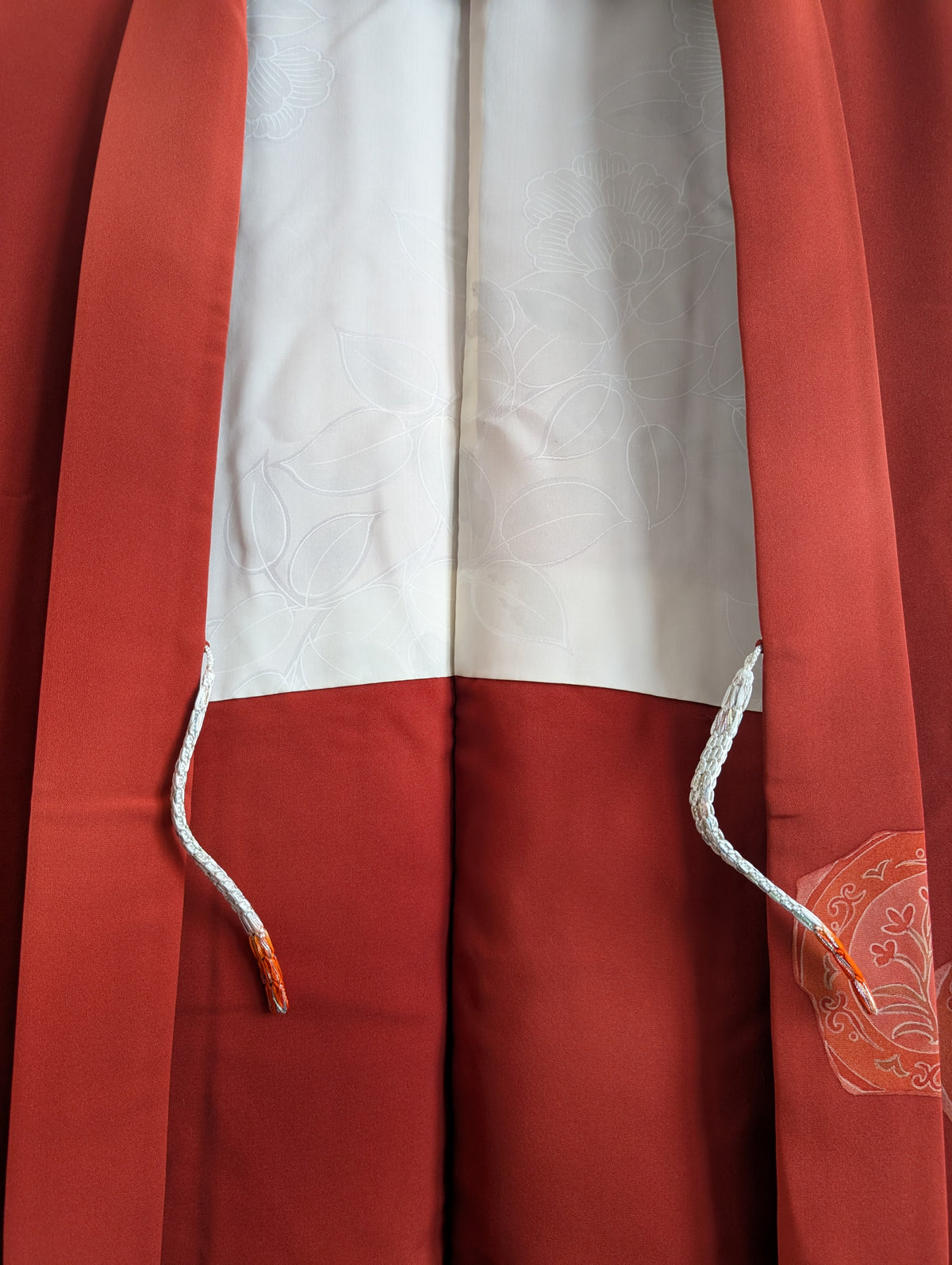 Haori rosso mattone
