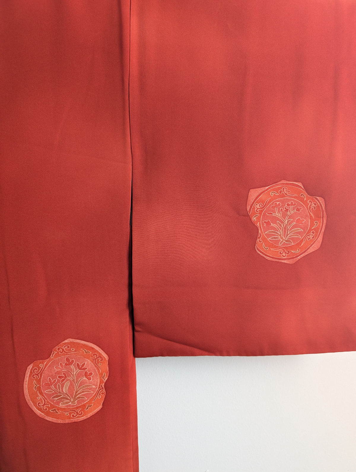 Haori rosso mattone