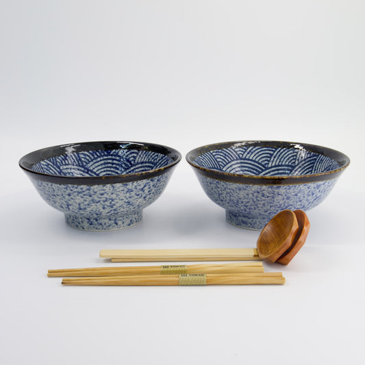 Set ciotole ramen Seigaiha