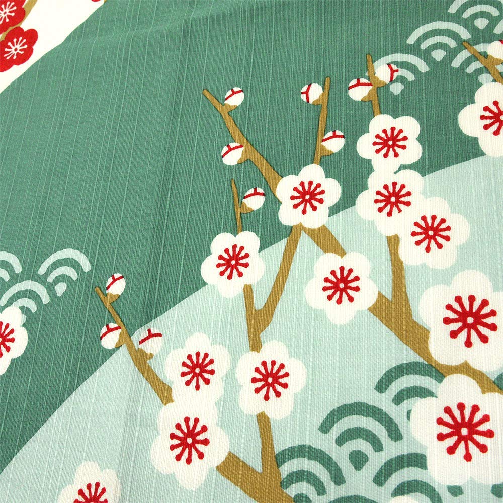 Furoshiki Monte Fuji e pruni i in fiore