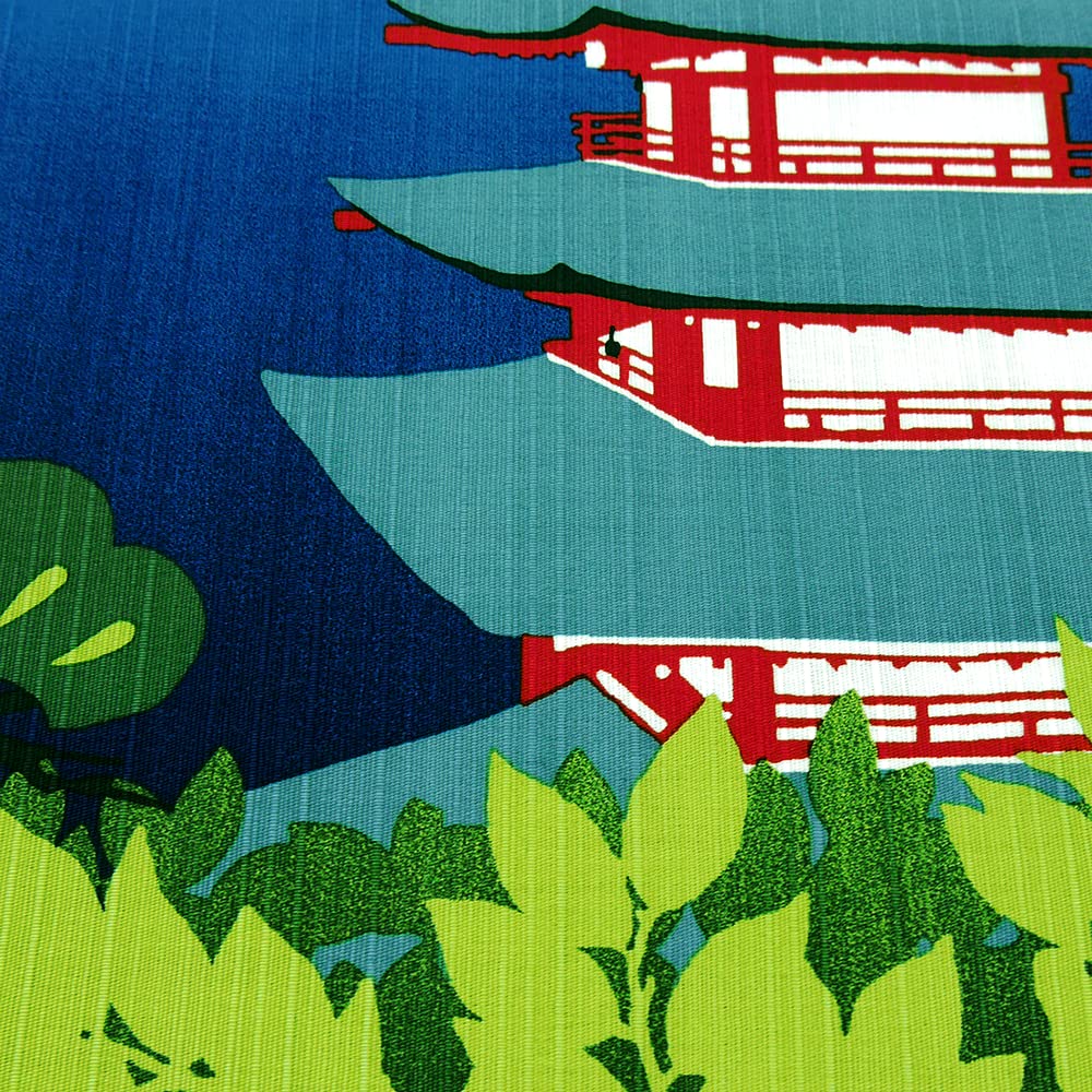 Furoshiki Fuji e Pagoda