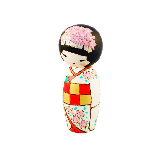 Kokeshi Mum Girl