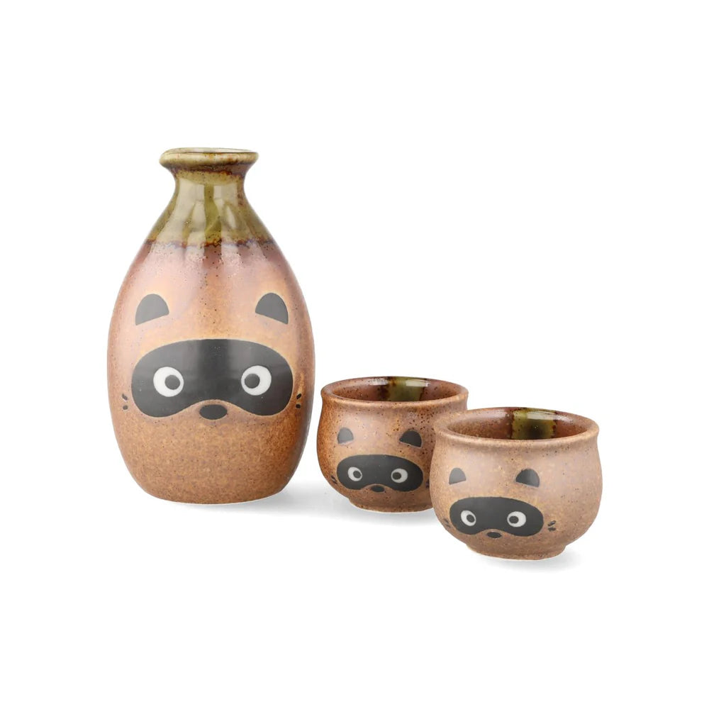Set sake Tanuki