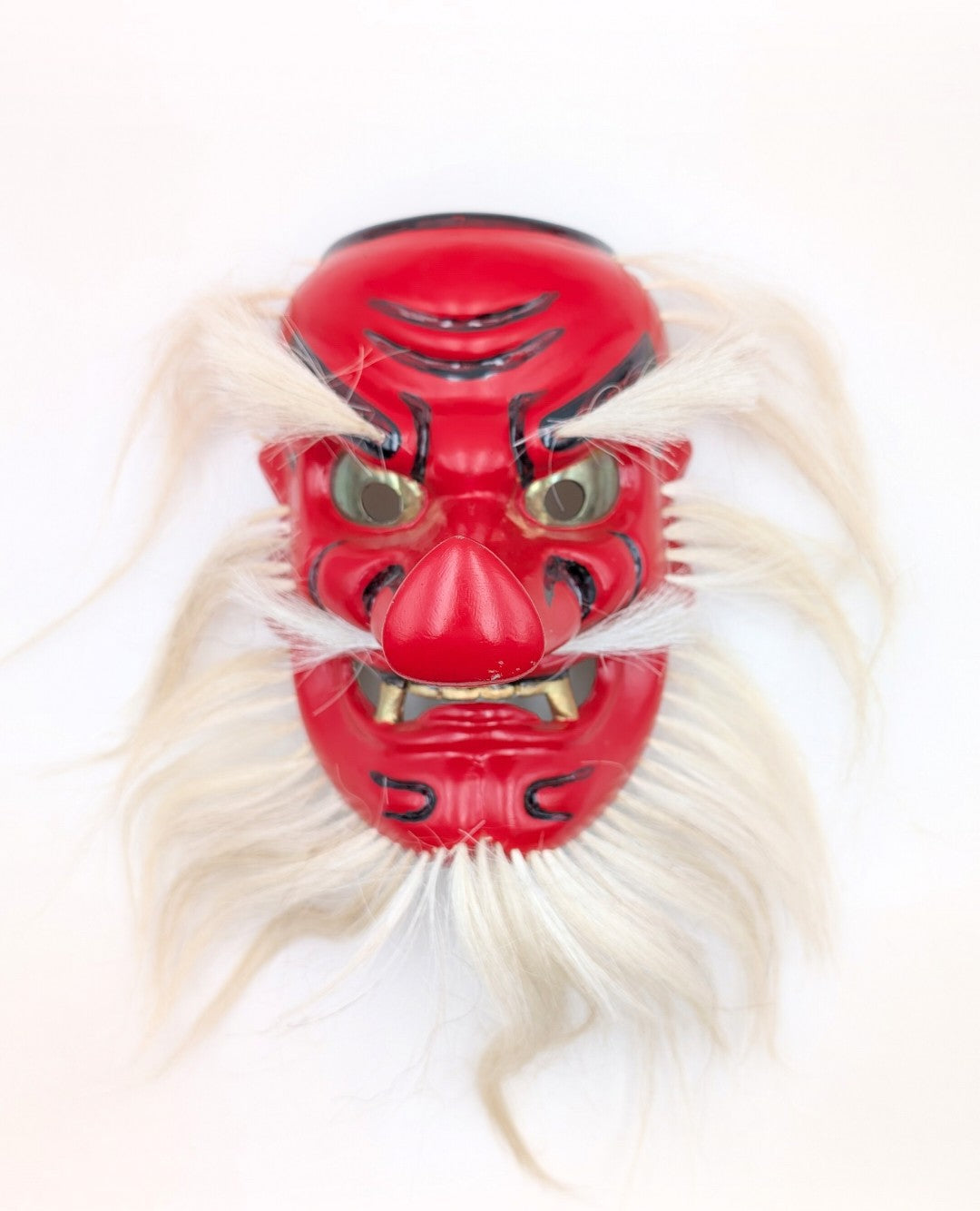 Maschera in legno Tengu
