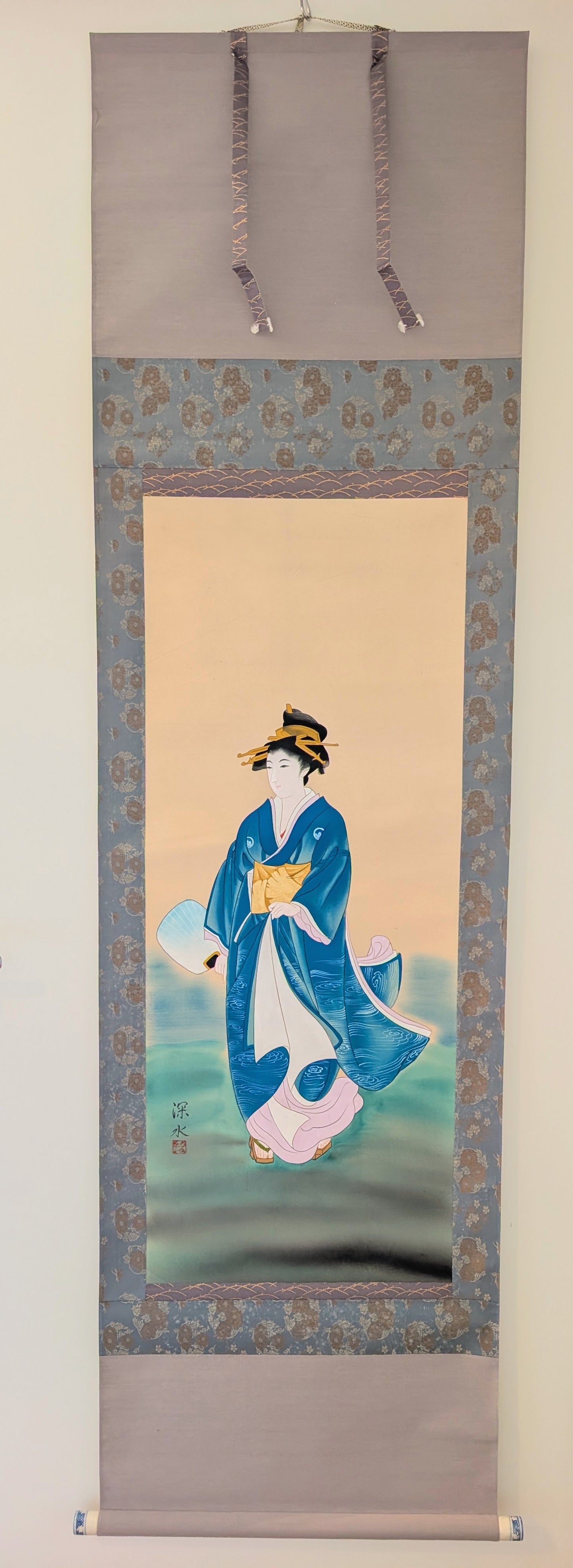 Kakemono Gold Fuji