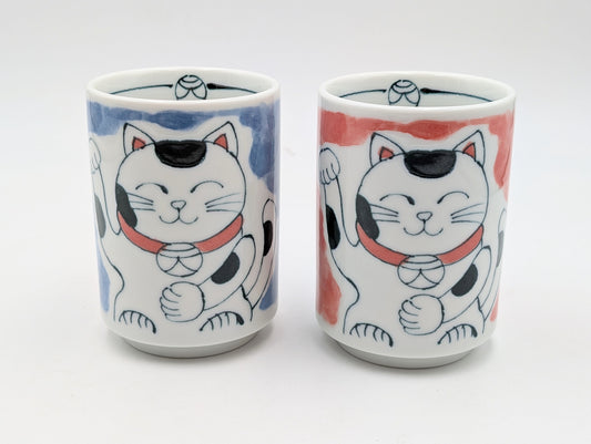 Set due tazze Maneki Neko