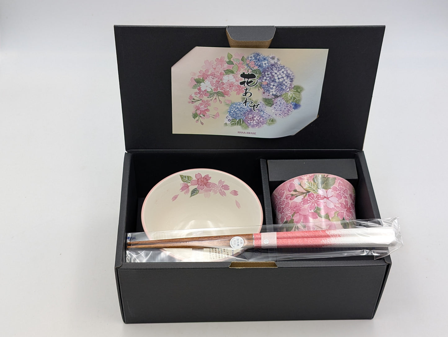 Set tazza, ciotola e bacchette