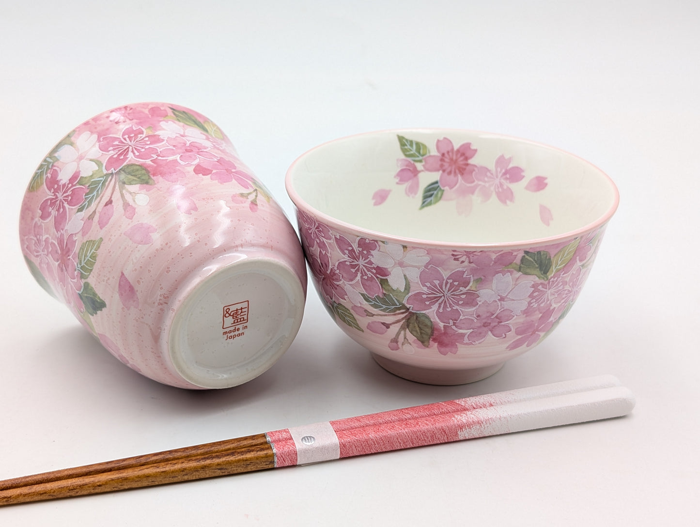 Set tazza, ciotola e bacchette